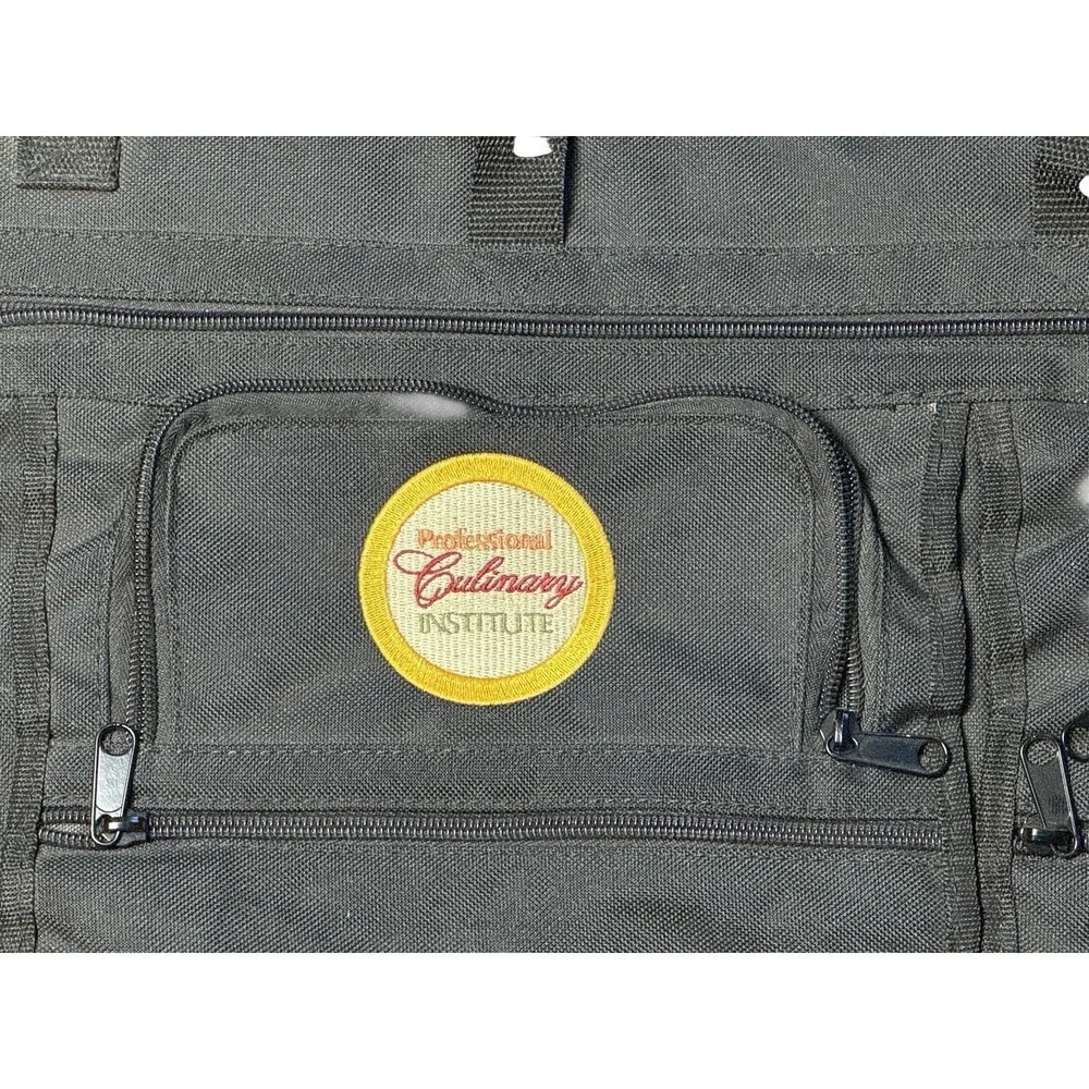 Victorinox PCI 28 Slots Knife Kitchen Tool Case Bag + Shoulder Strap Black Nylon